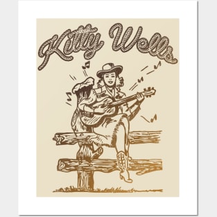 Kitty Wells Cowgirl Posters and Art